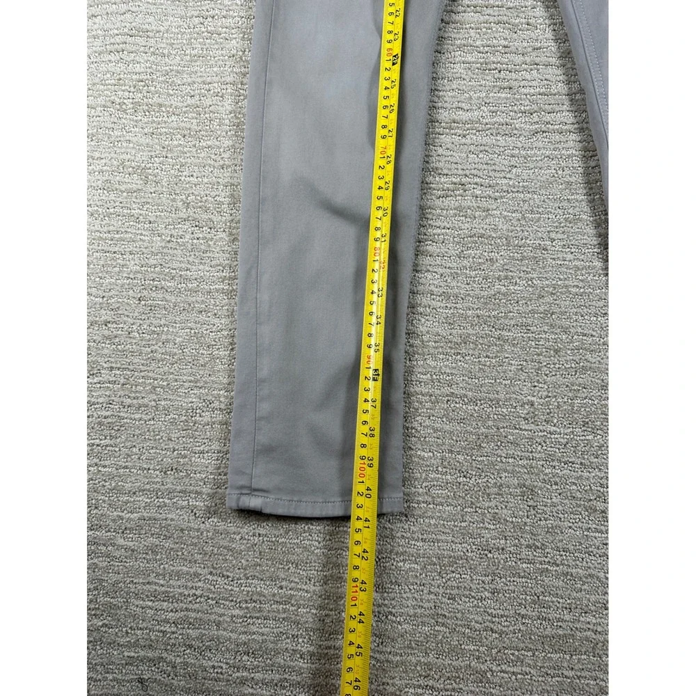 Two Tone Denim Long Coat Blue Grey Colorblock Button Up Duster Jacket